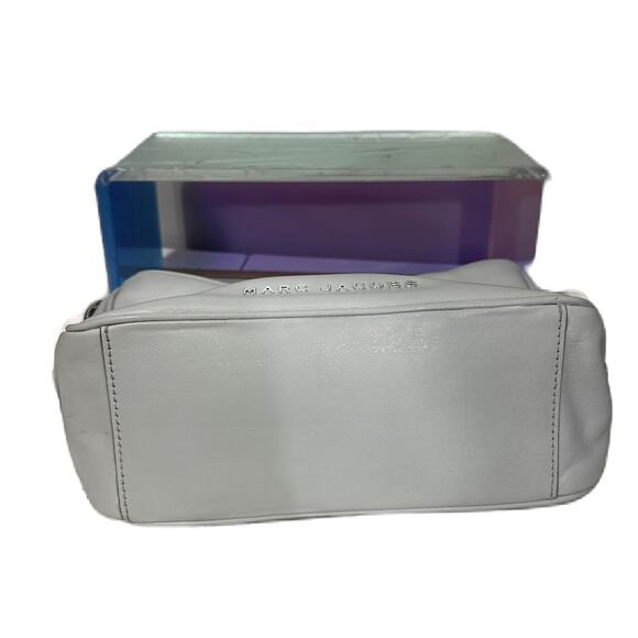 RARE MARC JACOBS New York SoHo Gray Leather Baguette Shoulder Bag MSRP‎ $395 - Picture 4 of 14